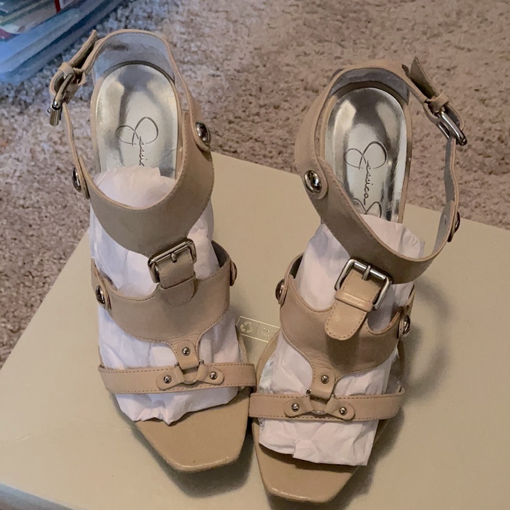 Tan Strappy Sandal